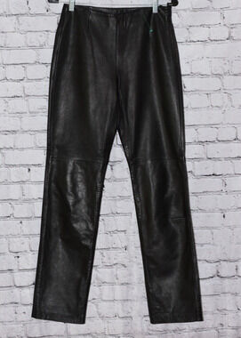 Hugo Buscati Collection Soft Leather Pants Womens Size 4 Lined